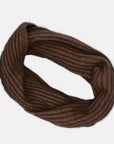 Possum Merino & Silk Ribbed Loop Scarf