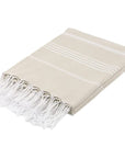 Pure Series Sustainable Turkish Towel Beige-1