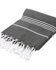 Pure Series: Sustainable Turkish Towel - Black-1
