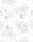 Hana Hand Drawn Floral Wallpaper