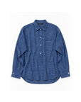 hanna shirt | indigo grid