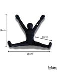 Haruni Man Shape Coat Hooks Set of 2