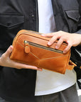 The Nomad Toiletry Bag | Genuine Leather Travel Toiletry Bag