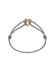 Golden Heart Cord Bracelet