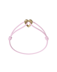 Golden Heart Cord Bracelet