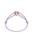 Golden Heart Cord Bracelet