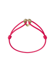 Golden Heart Cord Bracelet