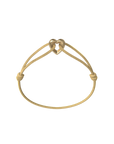 Golden Heart Cord Bracelet