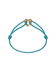Golden Heart Cord Bracelet
