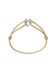 Silver Heart Cord Bracelet