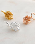 Hedgehog Silver Charm