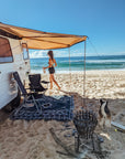 Let It Be' Woven Picnic Rug / Throw