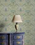 Art Nouveau Floral Wallpaper
