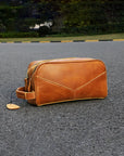 The Nomad Toiletry Bag | Genuine Leather Travel Toiletry Bag