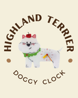 Playful Doggy Wall Clock-7