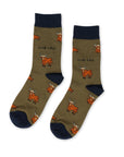 Save the Green Highland Cow Bamboo Socks