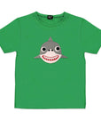 Shark Print Organic Cotton T Shirt for Kids