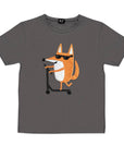 Kids Fox T Shirt for Scootering Fun