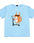 Kids Fox T Shirt for Scootering Fun