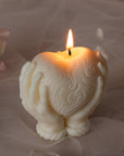 Holding Heart Candle