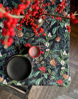 Christmas Forest Cotton Rectangular Tablecloth
