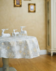 Christmas Snowflake Round Tablecloth
