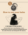 100% Natural Miracle Worker Vegan All-In-One Balm for Face, Hair and Body