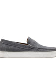 Slip-on Sneaker Loafers, slate grey suede