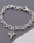 Hummingbird Silver Charm