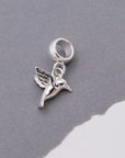 Hummingbird Silver Charm