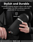 Luma Vacuum Insulated, Flask & Mug, Black, 700ml (24oz)