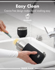 Luma Vacuum Insulated, Flask & Mug, Black, 700ml (24oz)