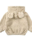 Premium Kids Winter Teddy Bear Jacket with Ears, Cozy Outerwear for Ages 6 Months to 7 Years by Flossie & George at brixbailey.com