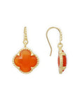 Tyche Gemstone Earrings Carnelian