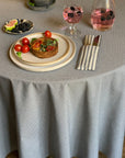 Nordic Round Tablecloth – Eco-Friendly & Stylish Design by Hortensias Home at www.brixbailey.com