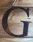 Classic Rusty Metal Letters 5" And 12" A-Z 0-9 Rustic Signs For The Home And Garden