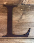 Classic Rusty Metal Letters 5" And 12" A-Z 0-9 Rustic Signs For The Home And Garden