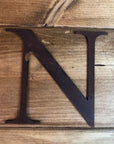 Classic Rusty Metal Letters 5" And 12" A-Z 0-9 Rustic Signs For The Home And Garden