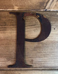 Classic Rusty Metal Letters 5" And 12" A-Z 0-9 Rustic Signs For The Home And Garden