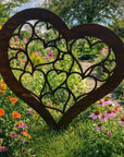 Large Rusty Metal Decorative Heart Garden Decoration