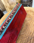 Wooden Painted Tray Bowl / Bread Antipasti Bowl Decorative Storage Tray A