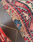 Large Red Oriental Wool Rug – Hand Made Traditional Carpet 381 x 270 cm