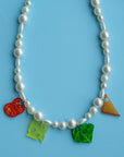 Sandwich Pearl Necklace
