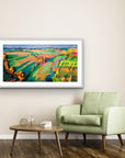 Luxury Bybrook Dream fine art print, premium hand-embellished framed artwork, contemporary landscape painting, limited edition giclee by Michael Sutherland Art at brixbailey.com