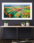 Luxury Bybrook Dream fine art print, premium hand-embellished framed artwork, stylish contemporary landscape, limited edition giclee by Michael Sutherland Art at brixbailey.com