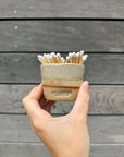 Pottery Match Pot
