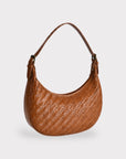 Handmade Genuine Leather Tote Bag - 14cm Tall, 27cm Length, Adjustable Handle - Eco-Friendly & Durable by Sook Stainable at brixbailey.com