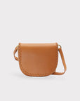 Handmade Recycled Genuine Leather Bag - 15cm Tall, 19cm Wide, Adjustable Handle - Eco-Friendly & Durable by Sook Stainable at brixbailey.com