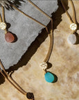 Classic Athena Kate Gemstone Necklace Pariba Onyx
