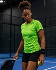 PADEL APEX - Womens Performance Top - Lightening Green